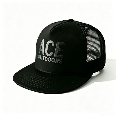 Impressão de tela Logotipo 5 Painel Trucker Cap Unisex Confort Fit Ideal Para Todas as Estações Ajustável Roupa Leve