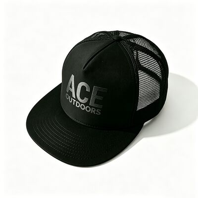 Impressão de tela Logotipo 5 Painel Trucker Cap Unisex Confort Fit Ideal Para Todas as Estações Ajustável Roupa Leve