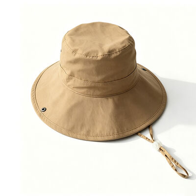Reciclar chapéu de balde de pesca feito de tecido 100% poliéster leve respirável confortável protecção solar ao ar livre