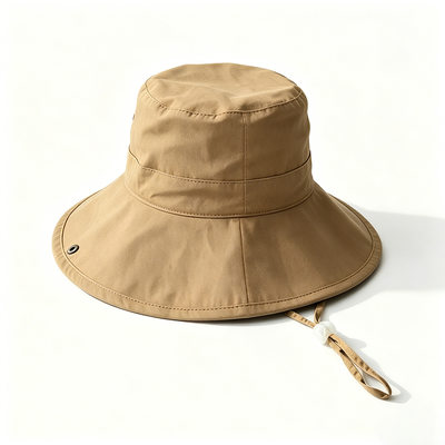 Reciclar chapéu de balde de pesca feito de tecido 100% poliéster leve respirável confortável protecção solar ao ar livre