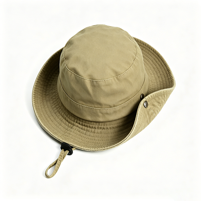 Chapéu de balde de pescador chapéu de balde de exterior material leve e respirável 20 anos de experiência Cap ideal para acampar e caminhada