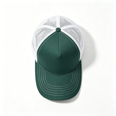 Oem Oferecido 5 Painel Trucker Cap Durável 5 Painéis Design Malha Back Trucker Chap ideal para uso casual e eventos corporativos
