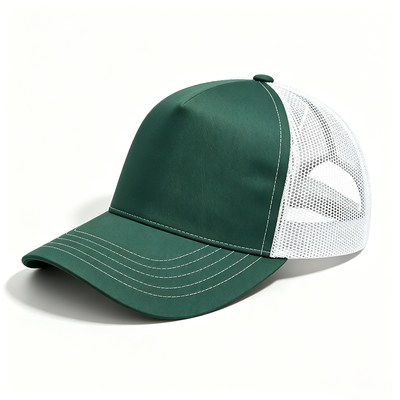 Oem Oferecido 5 Painel Trucker Cap Durável 5 Painéis Design Malha Back Trucker Chap ideal para uso casual e eventos corporativos