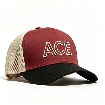 6 Panel Trucker Cap Personalizado Snapback Trucker Cap Adequado para promoções de marketing Vestuário corporativo e estilo casual