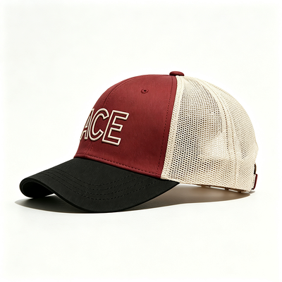 6 Panel Trucker Cap Personalizado Snapback Trucker Cap Adequado para promoções de marketing Vestuário corporativo e estilo casual