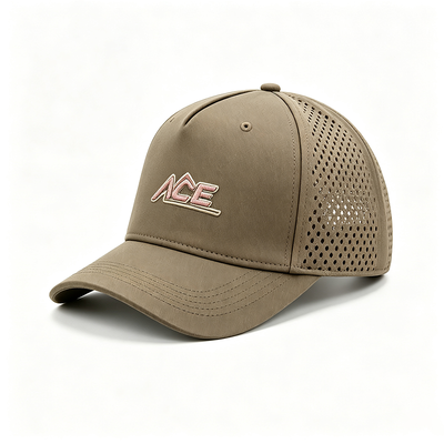Chapéu de basebol unisex de seis painéis com 2 pálpebras Design leve e respirável Perfeito para desporto