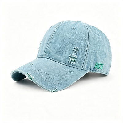 100% de algodão Twill Chapéus desportivos pai com correia ajustável e bordados planos para ajuste confortável