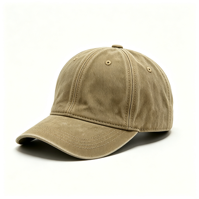 Boné Esportivo Dad Hat com Fita Interna 100% Algodão, Fivela de Metal Ajustável e Design de 6 Painéis