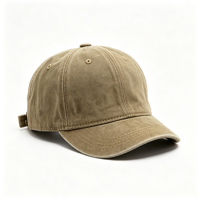 Boné Esportivo Dad Hat com Fita Interna 100% Algodão, Fivela de Metal Ajustável e Design de 6 Painéis