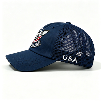 Trucker Snapback Trucker Cap Customize Eyelets Ajustável rede chapéu traseiro Perfeito para atividades ao ar livre