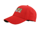 Bordado feito sob encomenda misturado do remendo da tela dos chapéus do paizinho dos esportes vermelho adulto impressionante