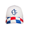 O chapéu de basebol branco da sarja do algodão da borda da sublimação N da cor personalizou a cor/tamanho