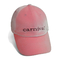 Chapéus do paizinho da planície do bordado do inverno, chapéu cor-de-rosa do paizinho de veludo para as meninas impermeáveis