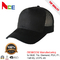 chapéu do camionista do poliéster do tamanho de 58cm/todo o chapéu preto do camionista bordou o teste padrão
