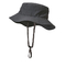 Chapéu exterior de Boonie da dobradura ajustável, chapéu da cubeta de Camo do para-sol da praia dos homens com corda