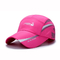 Chapéu running exterior de 5 painéis, chapéu dobrável do verão da tela de Dryfit para esportes