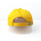 Boné de beisebol do painel do poliéster 5 de 100%/chapéu de basebol unisex esportes do amarelo