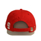 Chapéus do paizinho dos esportes do basebol de lãs da sublimação com vermelho do bordado do logotipo 3d