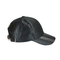 Estilo de caráter de couro do teste padrão do bordado dos chapéus do paizinho dos esportes do painel do preto 6