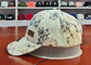 Chapéus feitos sob encomenda do paizinho dos esportes da etiqueta do metal da flor respiráveis e impermeáveis