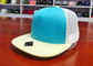 cores macias da mistura do multi Spandex dos chapéus 100% do Snapback da espuma de 58cm e painel traseiro da malha 5
