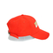 Logotipo feito sob encomenda estruturado da sublimação dos chapéus de basebol do vermelho 6 painel unisex