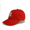 Boné de beisebol não organizado do chapéu dos esportes do painel feito sob encomenda da sarja 6 do algodão com o bordado 3d