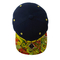 O costume sublimado imprimiu o chapéu do Snapback de Hip Hop da borda com bordado 3D