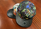 Remendo de couro impresso de Digitas dos chapéus do Snapback da borda da curvatura sublimação colorida lisa plástica