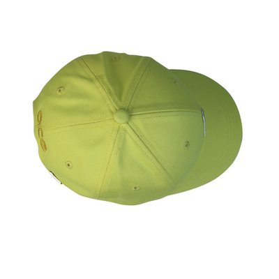 Embroidery Style 6 Panel Baseball Cap / Unisex Outdoor Sun Caps de Golf de Algodão
