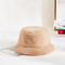 falso morno Mink Fur Bucket Hat do luxuoso do inverno de 58cm
