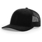 Os chapéus lisos do Snapback da borda do poliéster de 40% personalizaram Richardson Trucker Caps