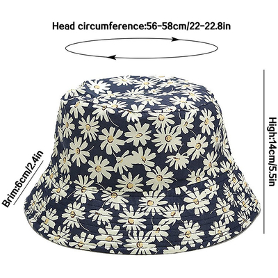 Pescador Bucket Hat da cor sólida para o tampão reversível da pesca da praia de Sun do verão do algodão dos homens das mulheres