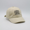 Logotipo personalizado do chapéu do paizinho dos homens da proteção de Sun da curvatura do metal Headwear ajustável