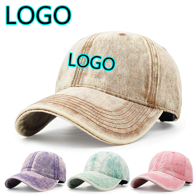 Novo logotipo personalizado boné de beisebol unisex lavado moda algodão outdoor homem casual chapéu de pai ajustável