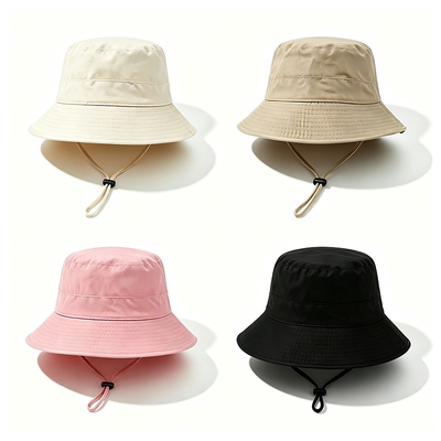 Chapéu bucket de pescador sustentável reciclado com forro 100% algodão e proteção solar de aba larga